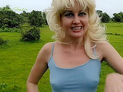 Public Walk With Real Amateur Slut Milf