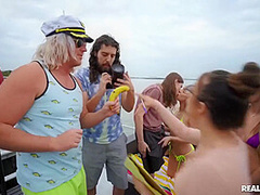 Conor Coxxx And Tiffany Watson - Brown-haired Bombshell Gets Anally Fucked On A Boat