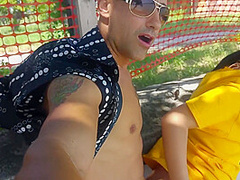 Got Almost Caught By Sucking The Dick In A Public Park With Nelly Kent