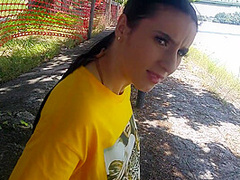 Got Almost Caught By Sucking The Dick In A Public Park With Nelly Kent