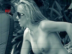 Blonde Milf With Natural Tits Get Filmed Secretly While Riding Her Neighbors