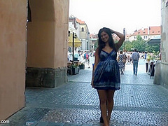 Katie Oliver - Hot Naked Milf Walking Down The Streets Fully Naked