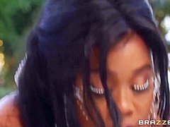 Duncan Saint In Dark-skinned Bbw With Huge Saggy Tits Screwed By The