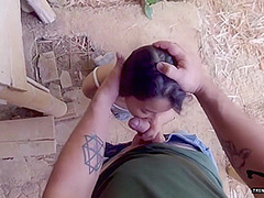 Farm Girl Is Bitten By An Insect I Help Her But The Situation Is Hot . I Cum In Her Face