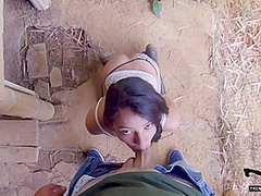 Farm Girl Is Bitten By An Insect I Help Her But The Situation Is Hot . I Cum In Her Face