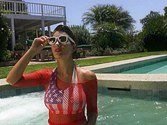 Holly - Star Spangled Hot Tub 1