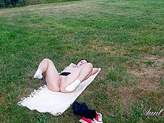 Outdoor Yoga And Masturbation