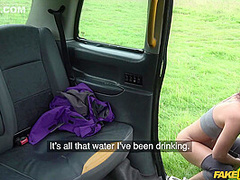 Sahara Knite - Gets A Hard Male Stick Workout In The Car