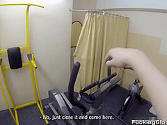 Pounding Glasses - Teresa - Having Sex Practice In A Gym