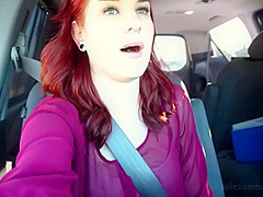 18 Year Old Jules Bbc Banged In Van By Black Cock!