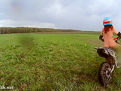 Jeny Smith In Hot Sexy With A Dirt Bike