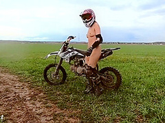Jeny Smith In Hot Sexy With A Dirt Bike