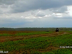 Jeny Smith In Hot Sexy With A Dirt Bike
