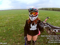 Jeny Smith In Hot Sexy With A Dirt Bike