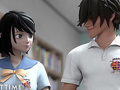 ADULT TIME - Hentai Sex University Prodigy Dominates Principal's Pussy For His Midterm Exam