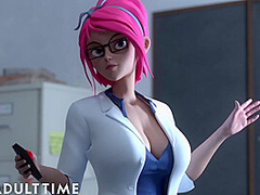 ADULT TIME - Hentai Sex University Prodigy Dominates Principal's Pussy For His Midterm Exam