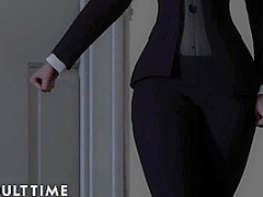 ADULT TIME - Hentai Sex University Prodigy Dominates Principal's Pussy For His Midterm Exam