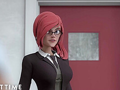 ADULT TIME - Hentai Sex University Prodigy Dominates Principal's Pussy For His Midterm Exam