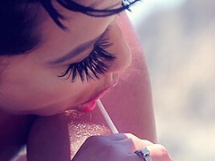 Rubbing On The Rocks For Public Beach Sex With Vibrator