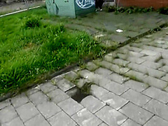 Caught A Blonde Pissing On The Street And Stuck My Dick In Her Mouth