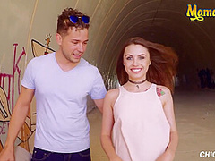 Alberto Blanco, Chica S And Elle Rose In Blue Eyed Babe Fucks Her Boyfriend Outdoors