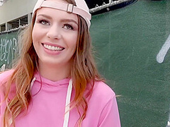 Brunette Lies Down On Ground To Get Fucked Outdoors With Tony Rubino And Alex Blake