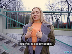 Busty Blonde Loves A Big Cock - Caty Kiss