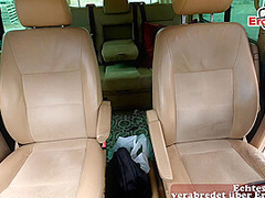 German blonde amateur teen pick up with car and beach fuck