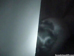 Slutty teen doggystyled on tape