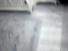 Slutty teen doggystyled on tape