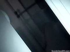 Slutty teen doggystyled on tape