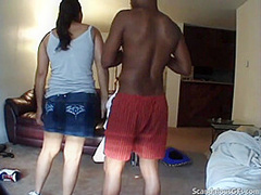 Interracial loving cheating teen