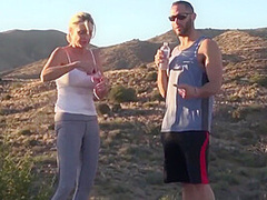 Screwing Outdoors Hard Core Scene With Jodi West