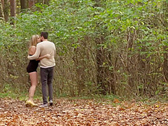 J Mac And Angel Piaff - Enjoys Oral Sex In The Woods & Gets Banged Indoors