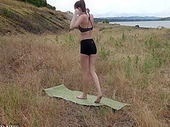 Eva Green - Evas Back Doing Some Yoga