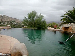 Married Beauty Wants Poolboy To Fuck Her Harder Than Her Husband