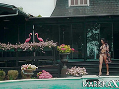 Mariska Gets Fucked By Black Cock Outside With Mariska X And Joss Lescaf