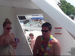 Hot Girls Partying Naked At The Lake