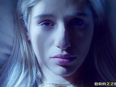 Fit Blondie Fucks Her Tattooed Lover In The Living Room With Abella Danger And Scott Nails