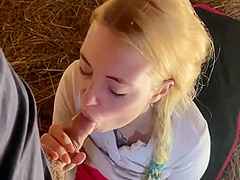 Fucked A Country Girl In The Hayloft