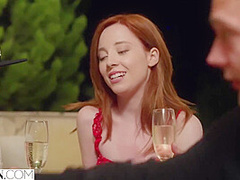 Petite Redhead Lottie Has Passionate Affair On Vacay