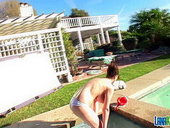 Lana Kendrick - Patriotic Hot Tub 1