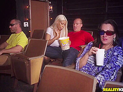 Bridgette B And Sean Lawless In Sex-hungry Couple Fucks Hard While Watching A Movie