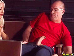 Bridgette B And Sean Lawless In Sex-hungry Couple Fucks Hard While Watching A Movie