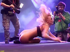 German Stepmom Naked On Public Stage