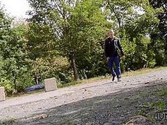 For Cash Dazzling Nymph Has Outdoor Sex With A Rich Stranger