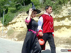 Blond Hair Lady With Big Titties Gets Shafted Hard