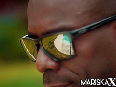 Joss Lescaf, Mariska X And Valentina Ricci In Ass Fucked By The Pool Guy