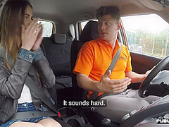 Euro student driver sucking instructor before fucking