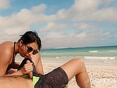 Beach Erotica - Blowjob On A Public En Route (episode 1)